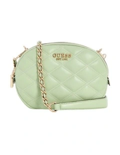 Tamsin Double Zip Crossbody Bag in Celadon