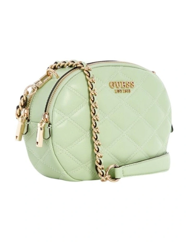 Tamsin Double Zip Crossbody Bag in Celadon image 2
