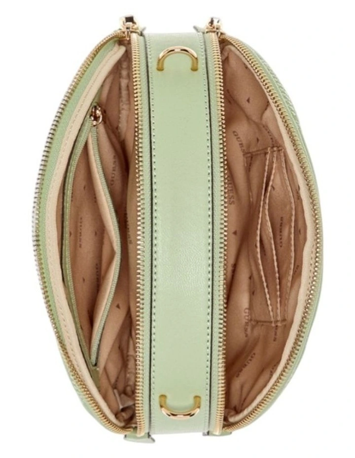 Tamsin Double Zip Crossbody Bag in Celadon image 3
