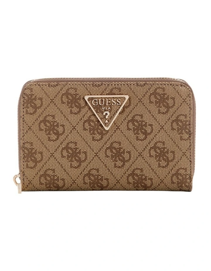 Laurel Medium Zip Around Wallet in Latte Logo image 1