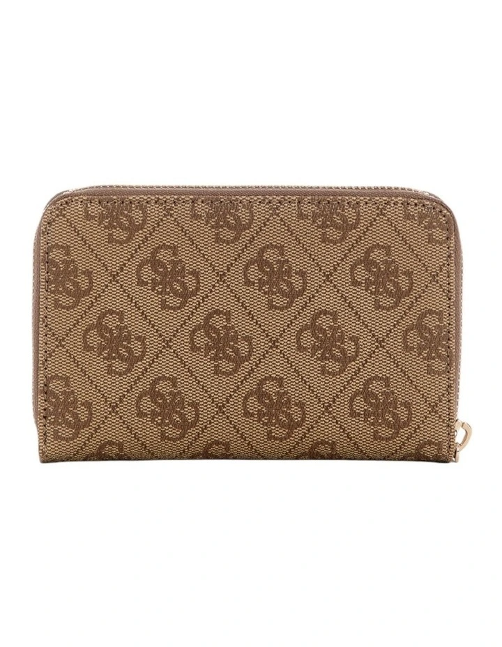 Laurel Medium Zip Around Wallet in Latte Logo image 3