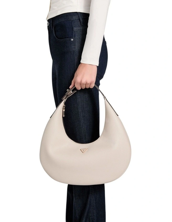 Evie Hobo Bag in Light Taupe image 2