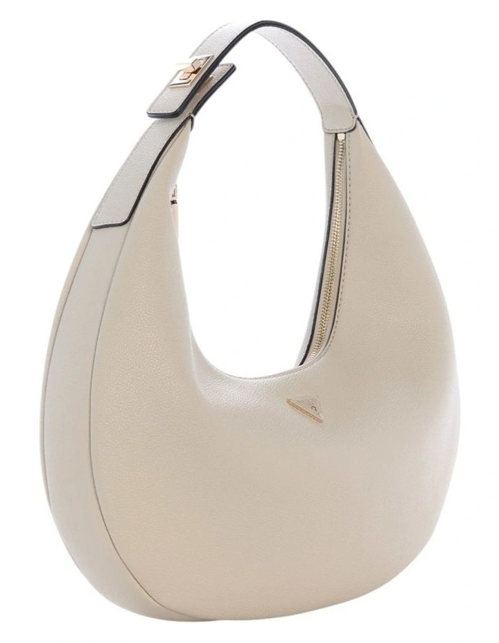 Evie Hobo Bag in Light Taupe image 3