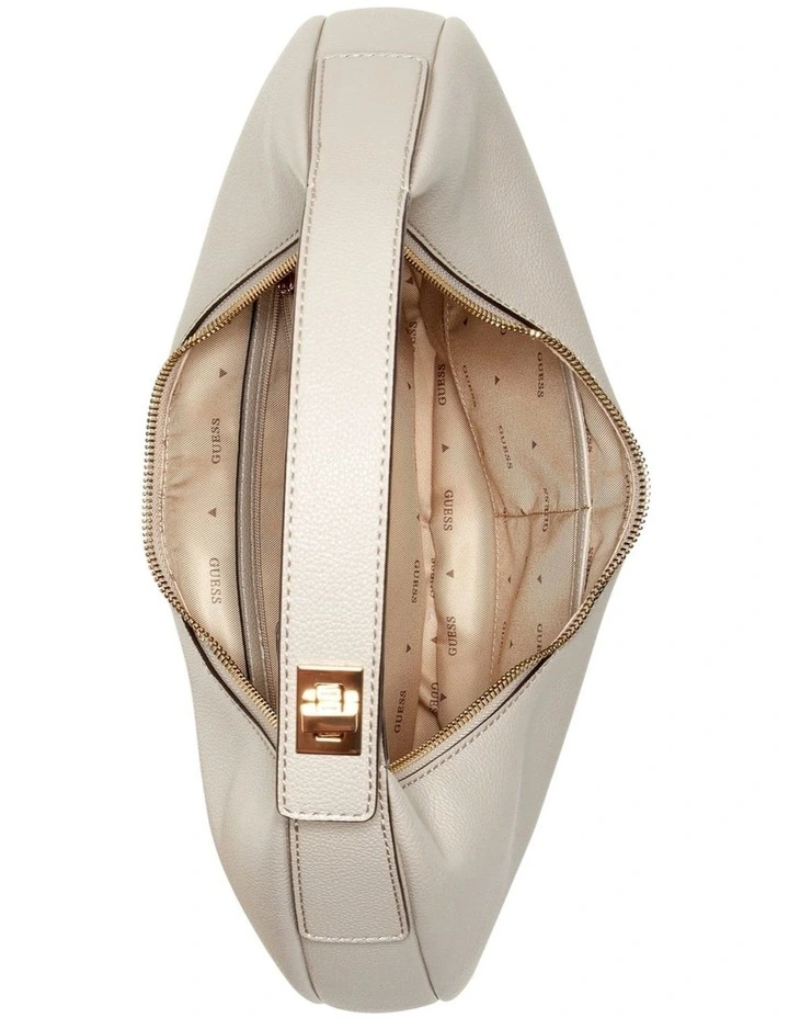 Evie Hobo Bag in Light Taupe image 5