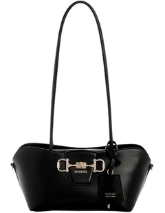Janie Shoulder Satchel Bag in Black