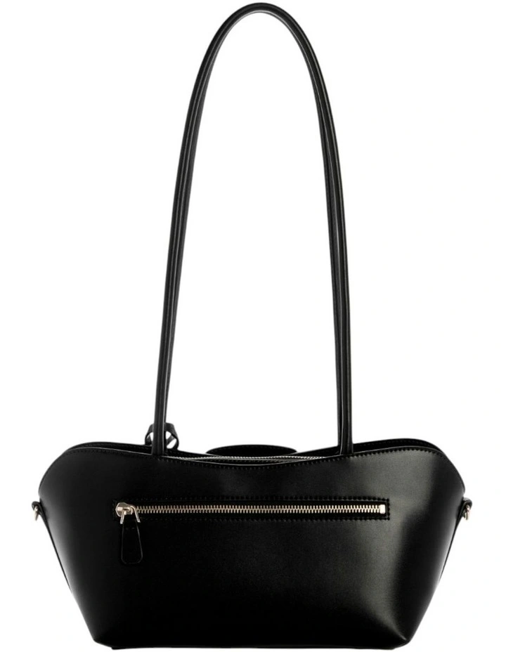 Janie Shoulder Satchel Bag in Black image 4