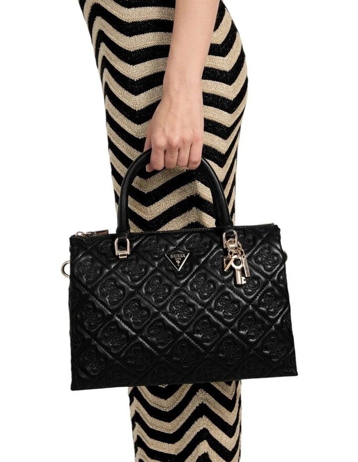 Adelasia Satchel Bag in Black image 2