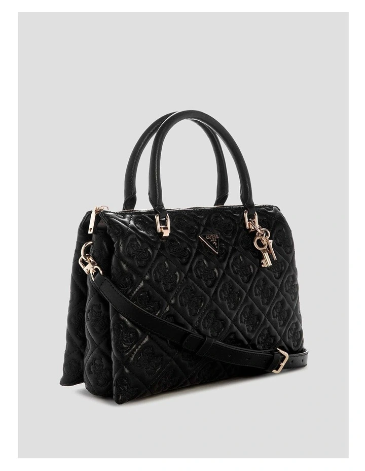Adelasia Satchel Bag in Black image 3