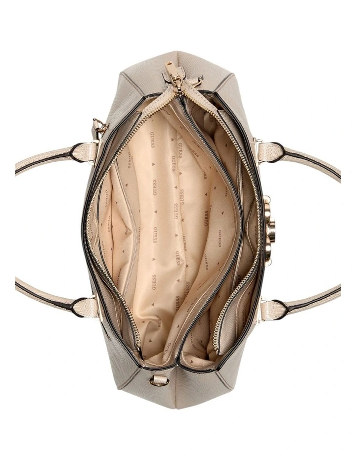 Salinge Luxury Satchel Bag in Taupe image 3