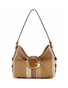 Camden Mini Shoulder Bag in Cognac Multi