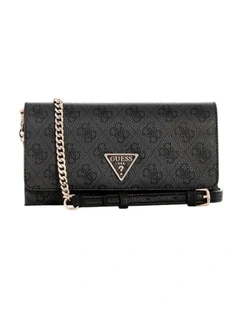 Noelle Crossbody Bag in Coal Logo