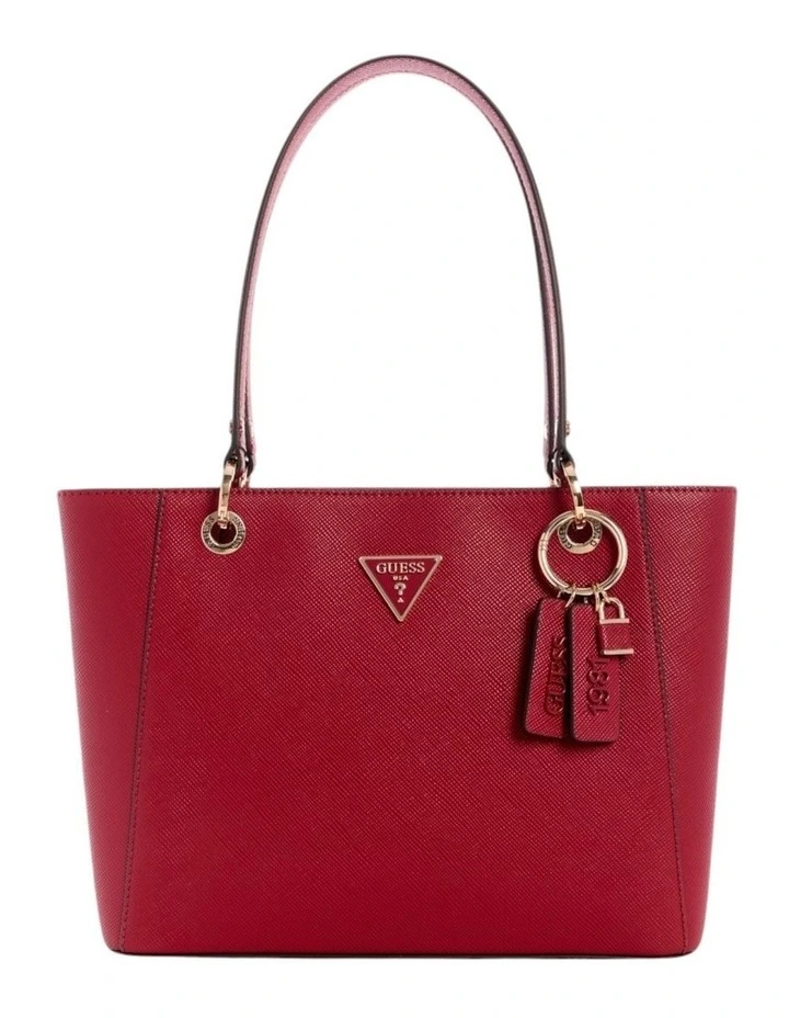 Noelle Double Compartment Small Tote Bag in Garnet image 1