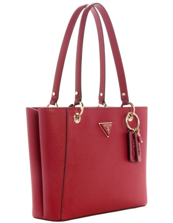 Noelle Double Compartment Small Tote Bag in Garnet image 2
