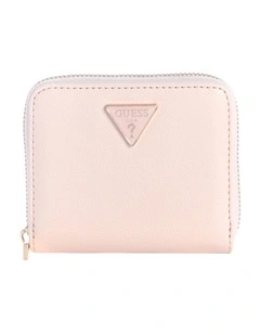 Isobel Small Zip Around Wallet in Light Rose