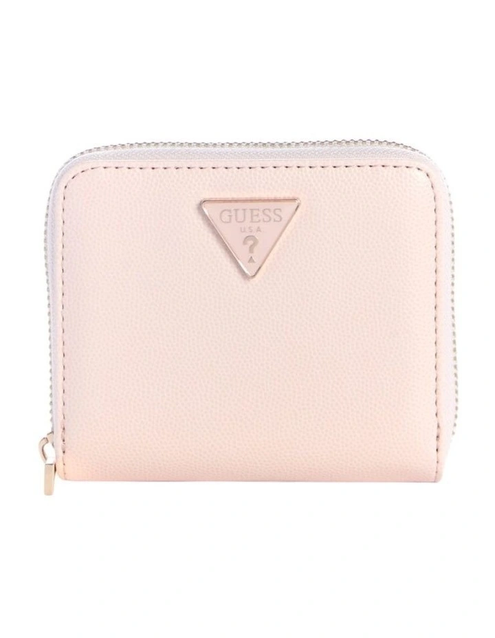 Isobel Small Zip Around Wallet in Light Rose image 1