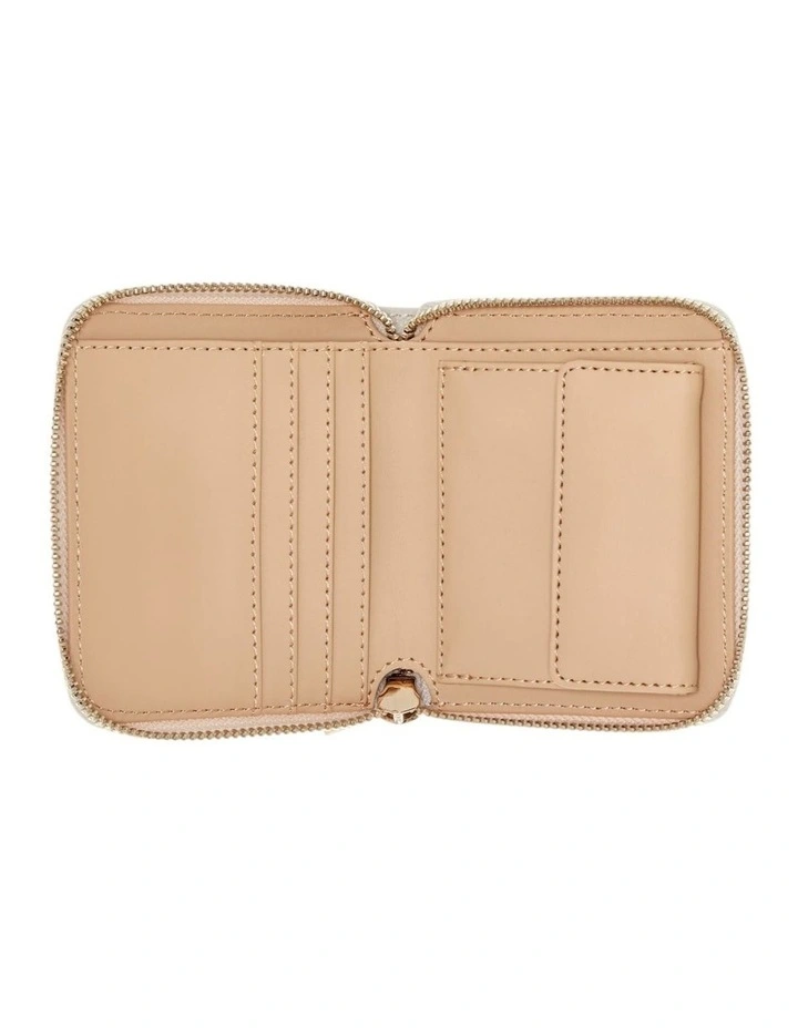 Isobel Small Zip Around Wallet in Light Rose image 3