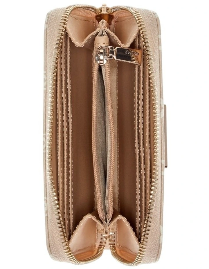 Laurel Medium Zip Around Wallet in Brown image 2