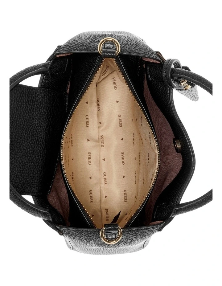 Brenton Girlfriend Satchel Bag in Black image 3