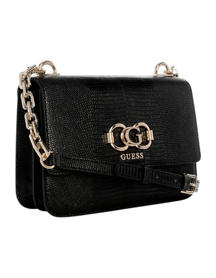 Salinge Flap Crossbody Bag in Black image 2