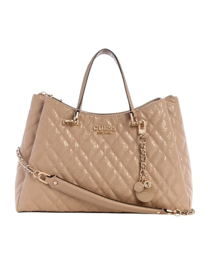 Isemay Girlfriend Shoulder Satchel Bag in Pale Mocha image 1