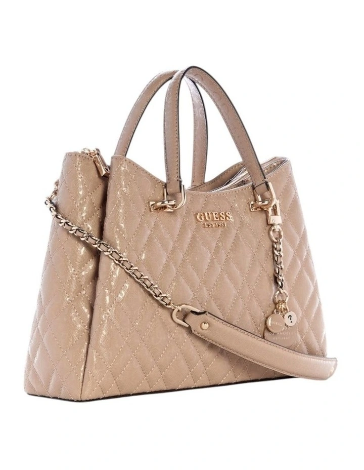 Isemay Girlfriend Shoulder Satchel Bag in Pale Mocha image 3