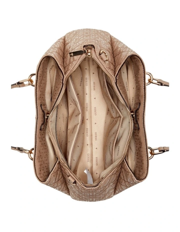 Isemay Girlfriend Shoulder Satchel Bag in Pale Mocha image 4