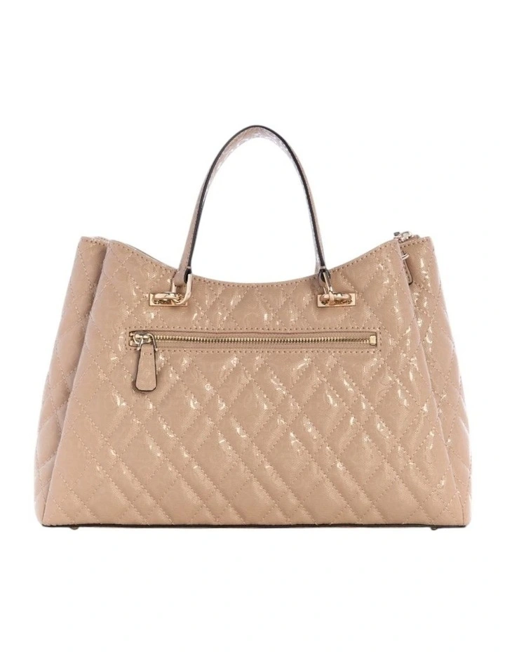 Isemay Girlfriend Shoulder Satchel Bag in Pale Mocha image 5