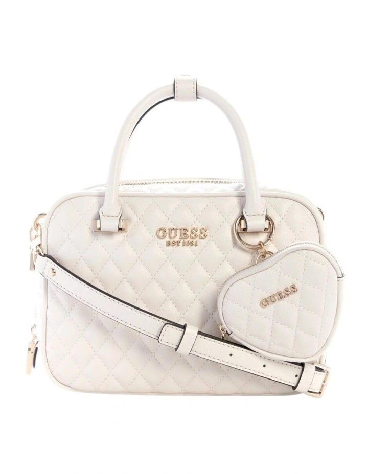 Atabey Box Satchel Bag in Off White image 1