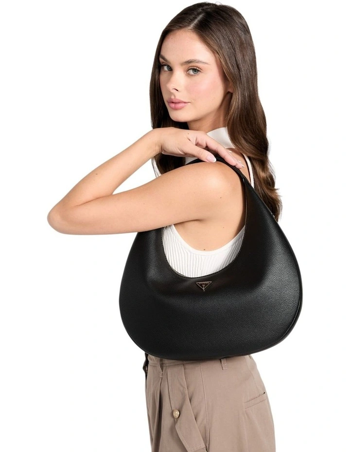 Evie Hobo Bag in Black image 2