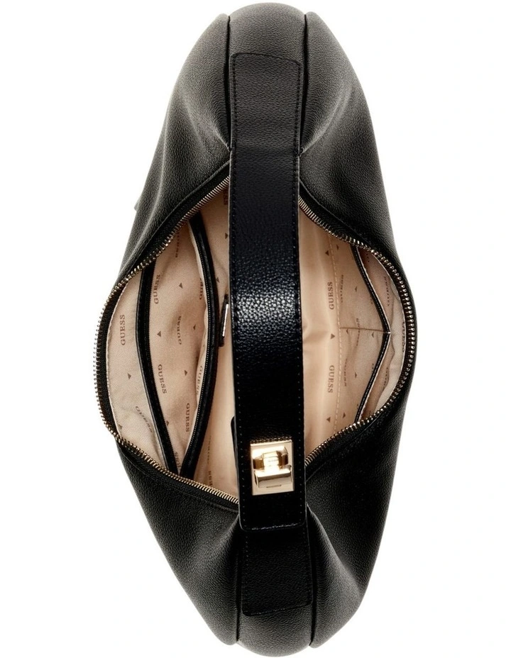 Evie Hobo Bag in Black image 5
