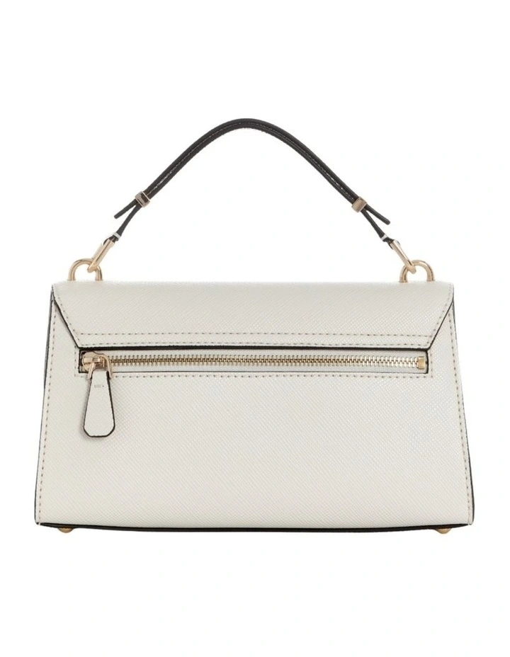 Patsie Top Handle Flap Bag in Off White image 3