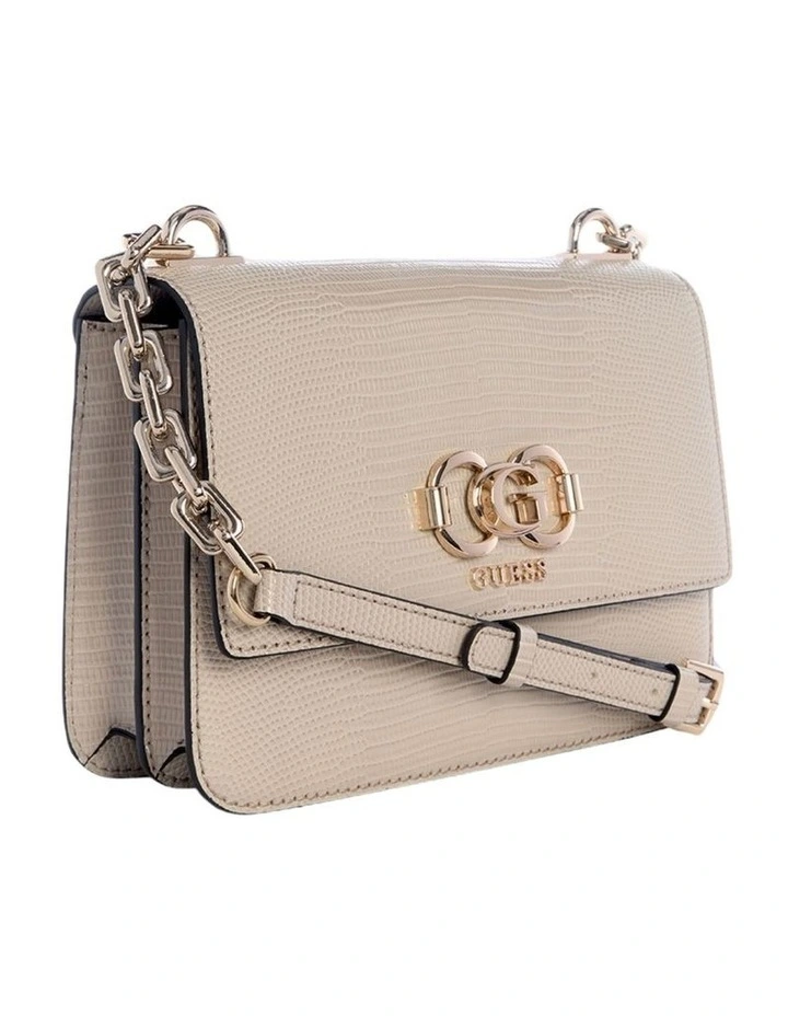 Salinge Flap Crossbody Bag in Taupe image 2