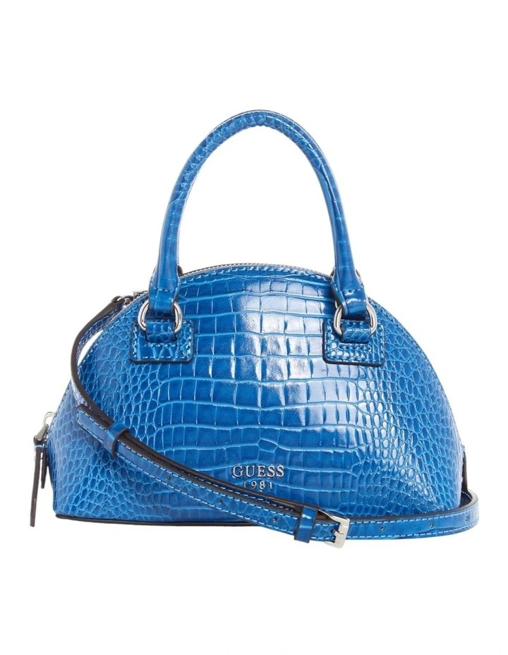 Shila Small Dome Crossbody Bag in Blue image 1