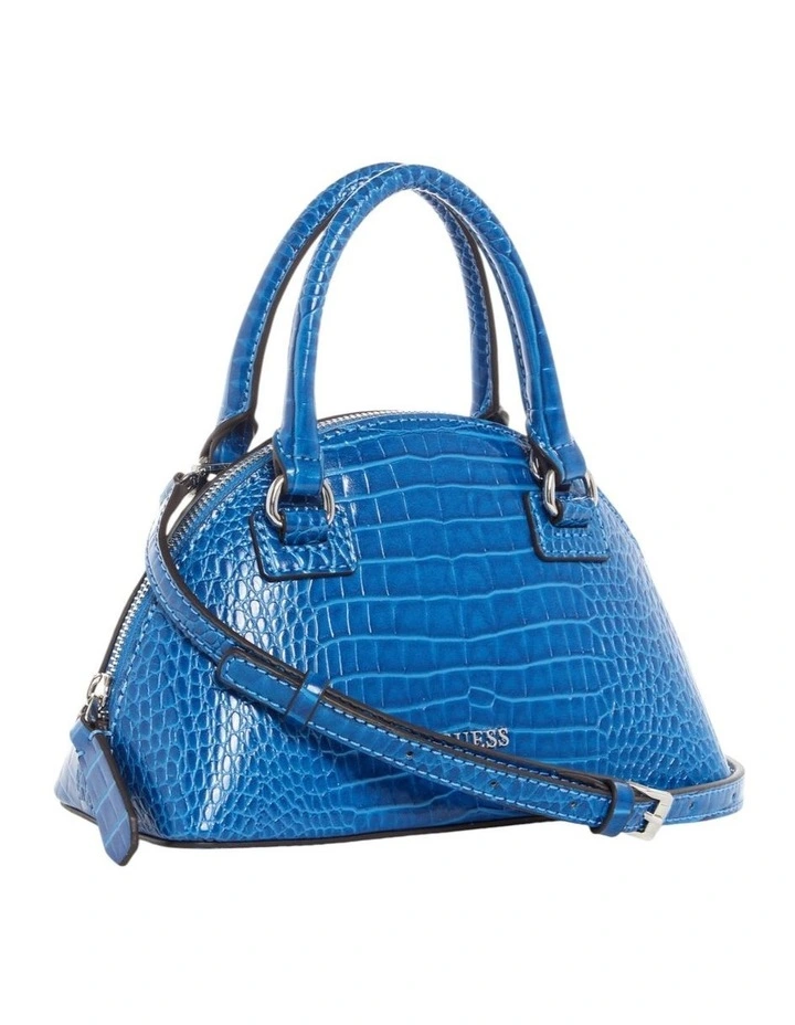 Shila Small Dome Crossbody Bag in Blue image 3