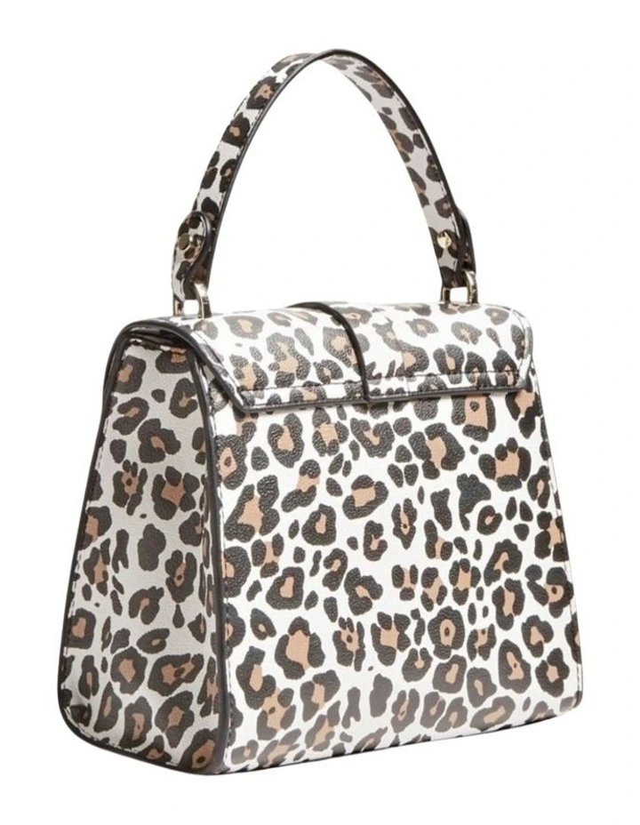 Nerea Top Handle Flap Bag in Leopard image 3