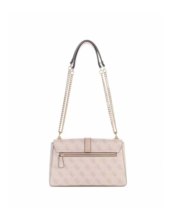 Zamira Convertible Crossbody Flap Bag in Orchid Logo image 4