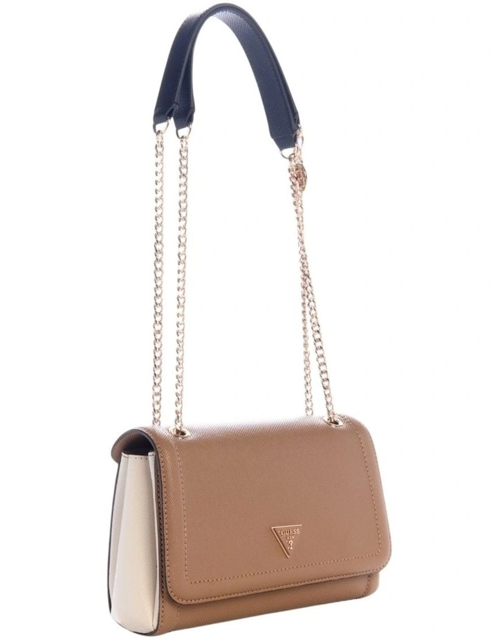Noelle Convertible Crossbody Flap Bag in Brown image 2