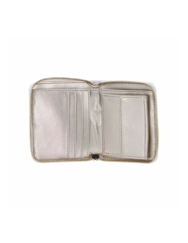 Yarmilla Small Zip Around Wallet in White image 3