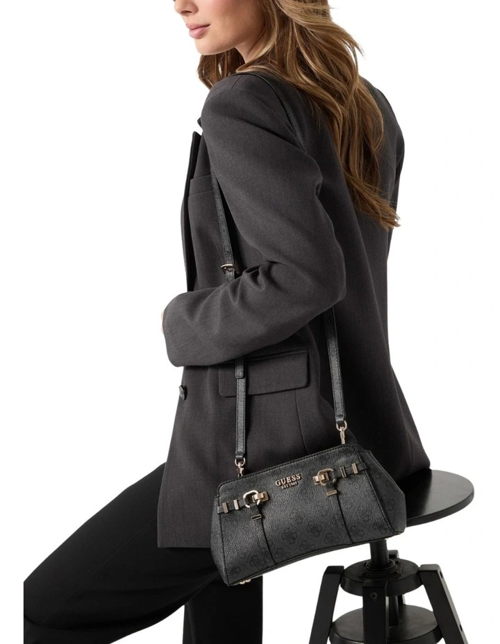 Leona Girlfriend Crossbody Bag in Coal Logo image 2