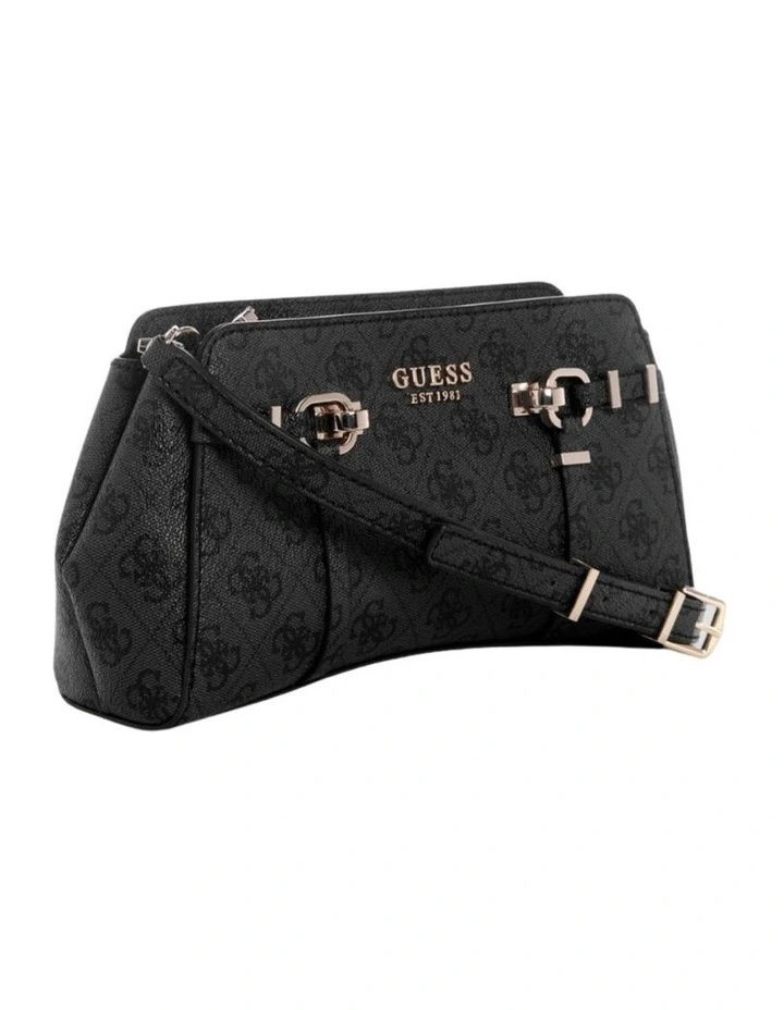 Leona Girlfriend Crossbody Bag in Coal Logo image 3