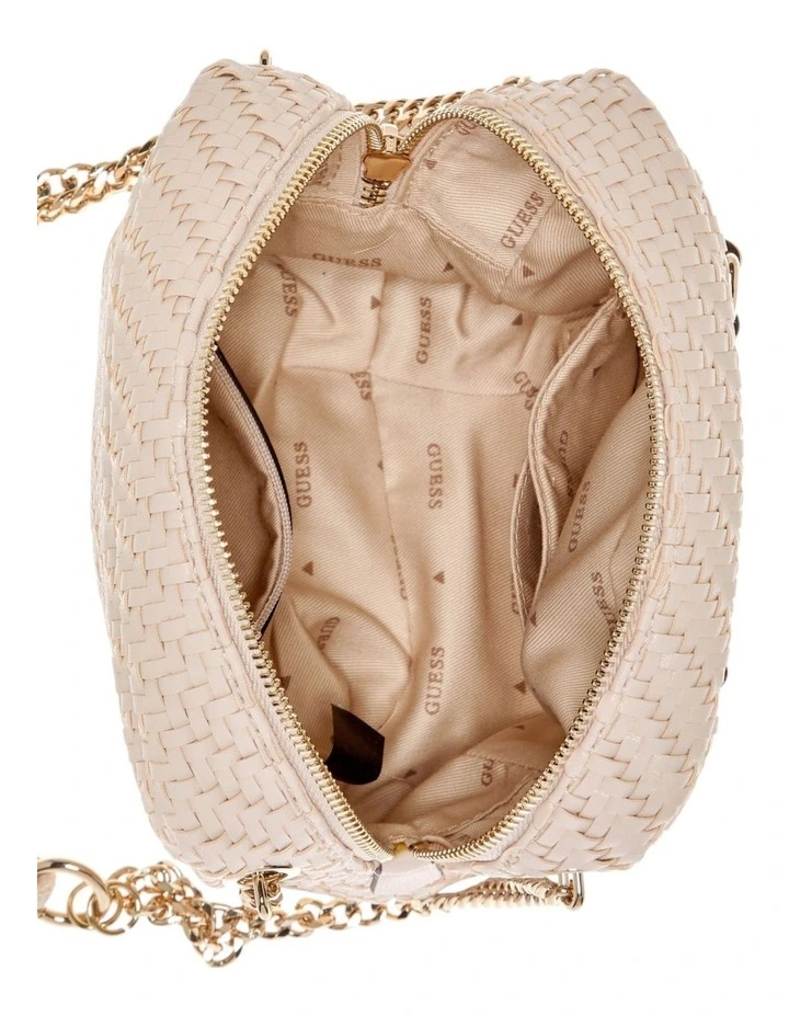 Francy Camera Crossbody Bag in Beige image 4