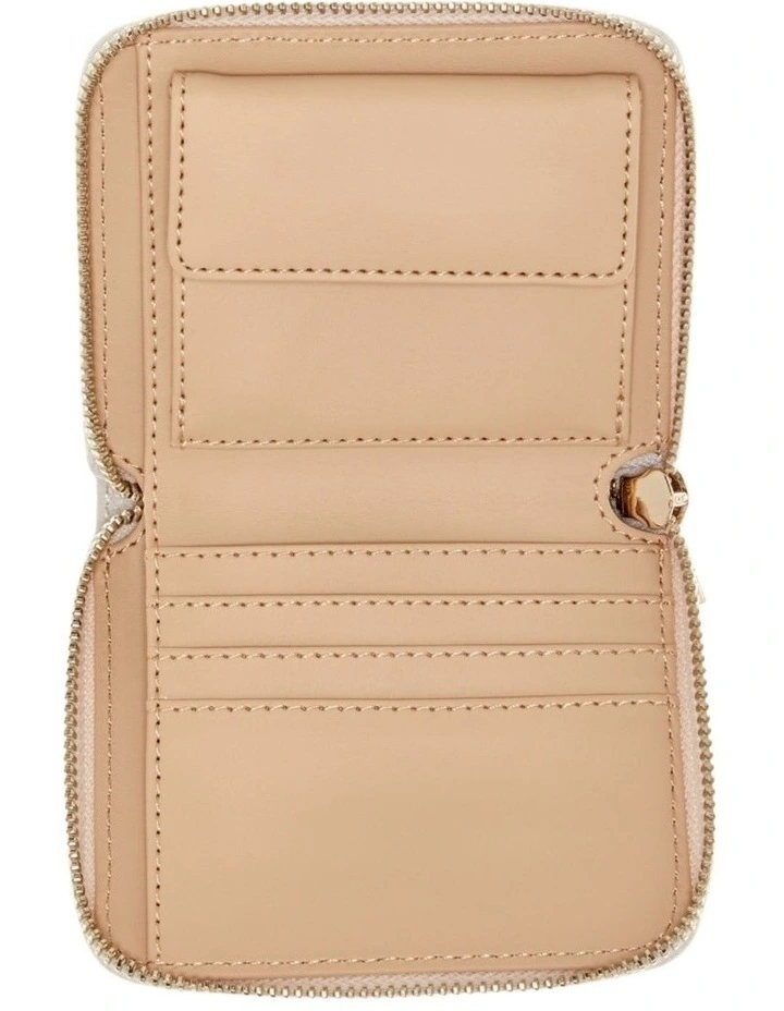 Laurel Small Zip Around Wallet in Taupe image 3