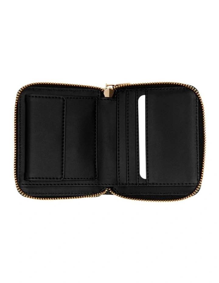 Yarmilla Small Zip Wallet in Black image 3