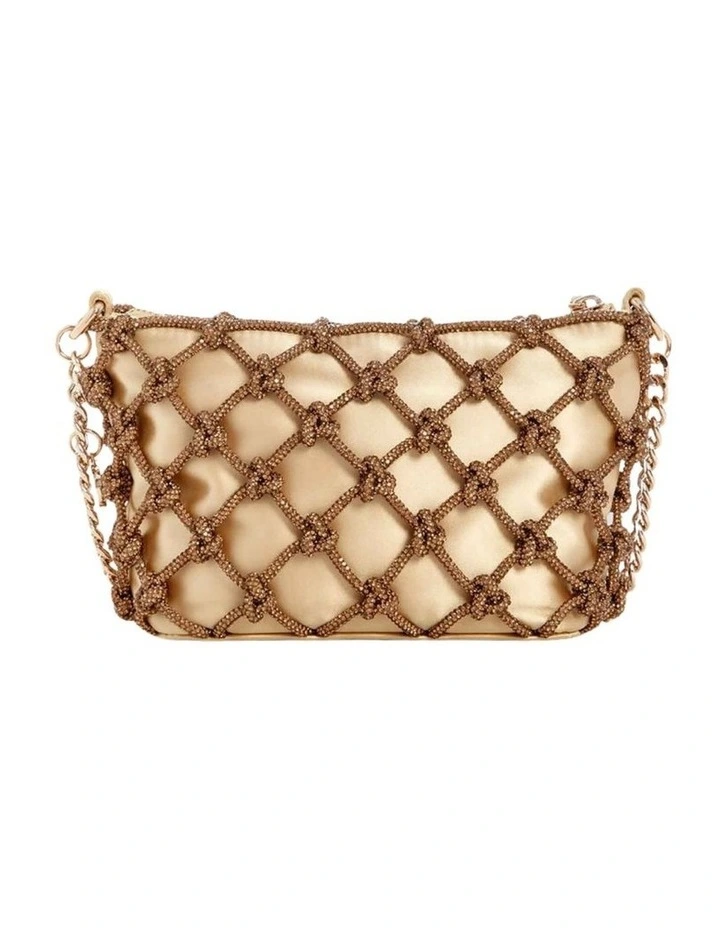 Zalina Shoulder Bag in Gold image 3