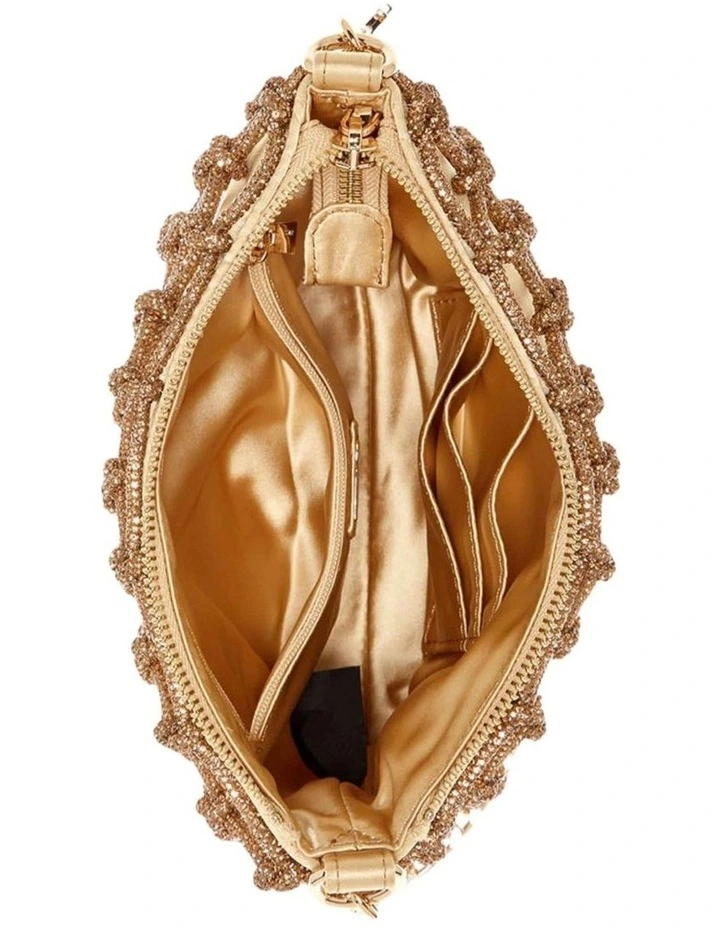Zalina Shoulder Bag in Gold image 4