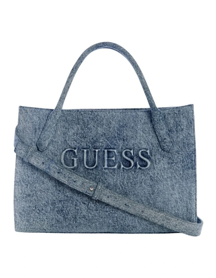 Jodi Logo Tote Bag in Denim image 1