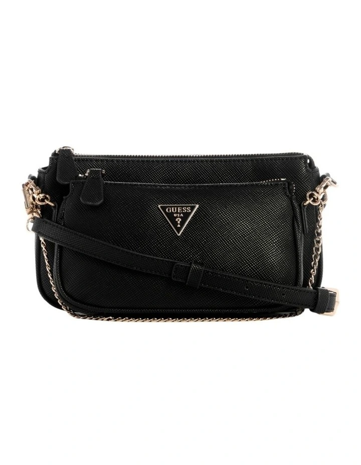 Noelle II Double Pouch Crossbody Bag in Black image 1