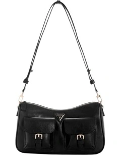 Kassie Convertible Shoulder Bag in Black