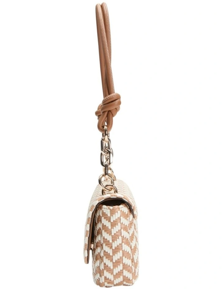 Tessi Flap Shoulder Bag in Cognac Multi image 4