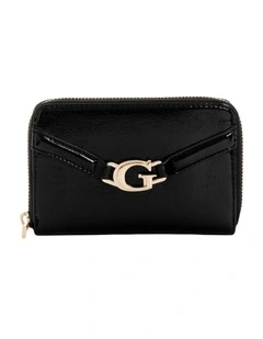 Dea Medium Zip Around Wallet in Black